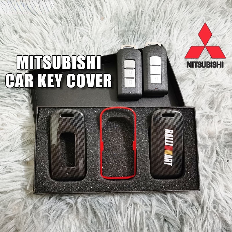 Per Msubishi L200 ASX Outlander Eclipse Cross Pajero Sport Lancer 2 Pulsanti Custodia Per Chiave Remota In Silicone Custodia Protettiva - Foto 11