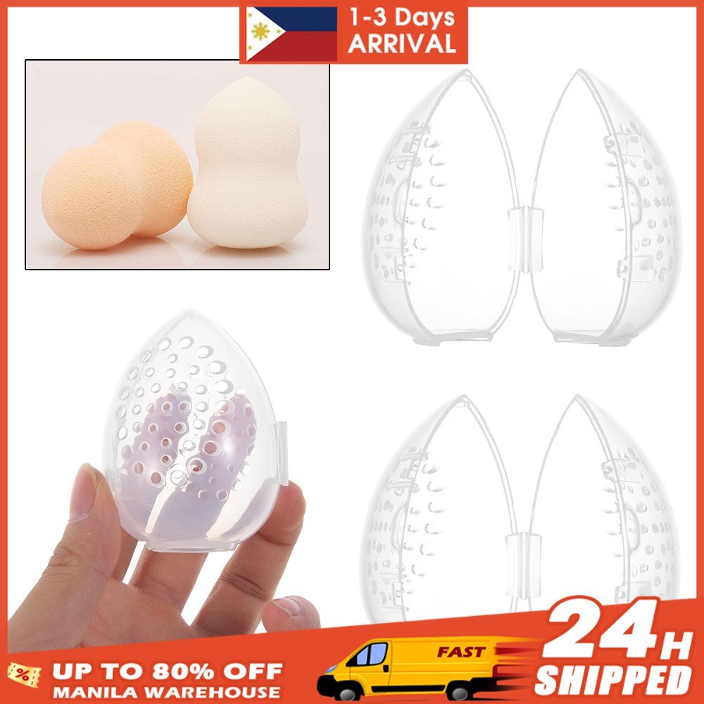 Makeup Sponge Storage Case Sponge Puff Holder Stand Egg Shaped Rack