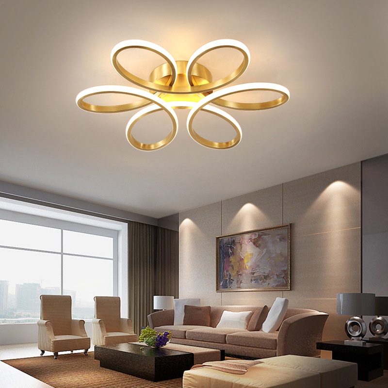 Modern Chandelier Ceiling Light for Living Room Led Cieling Lamp Nordic ...