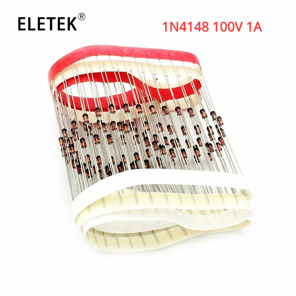 100 Stück 1N914 Dioden - Schnelle Schaltdioden 200mA 100V DO-35
