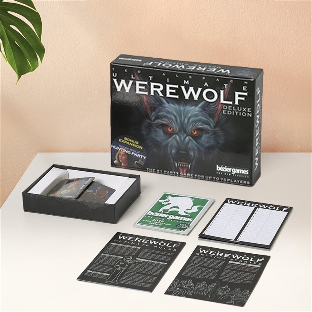 Ultimate One Night Werewolf Card Board Games for Family Children Party
