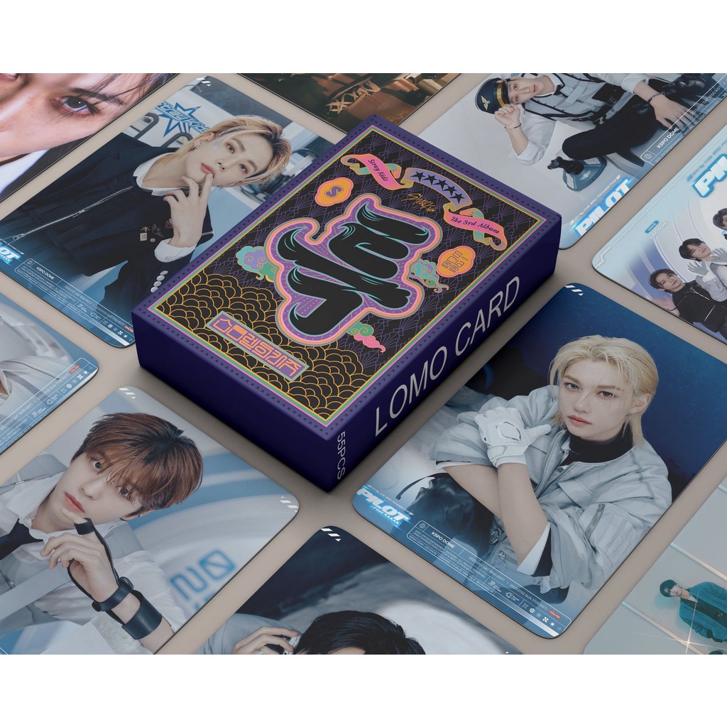 Baosai 55PCS Stay Kids Lomo Cads Stay Kids Photocads Fo