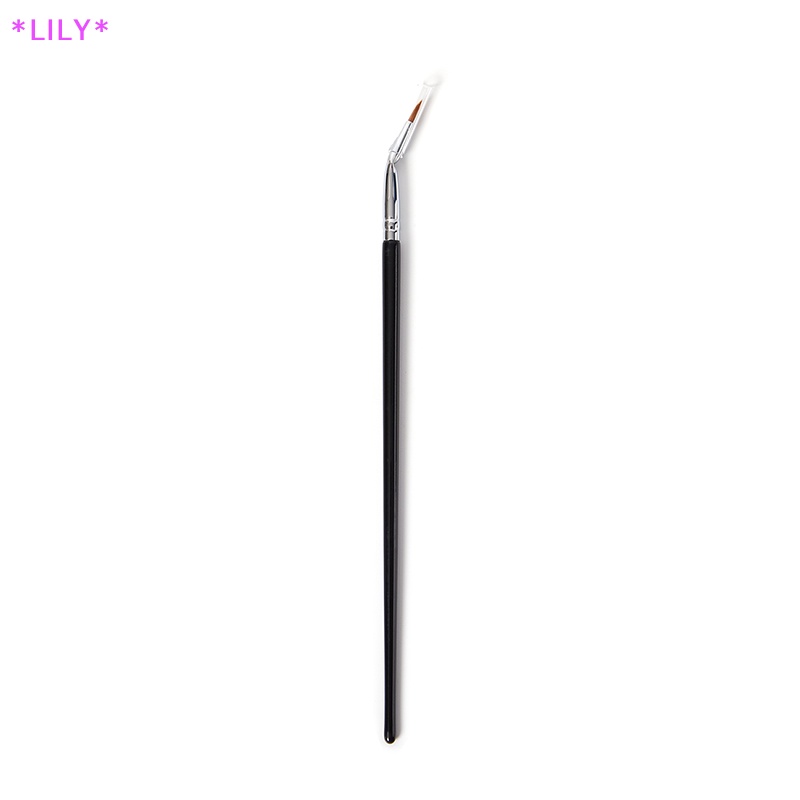 LILY> 1 Pc Angled Eyeliner Brush Bent Angled Eyeliner Brush Makeup