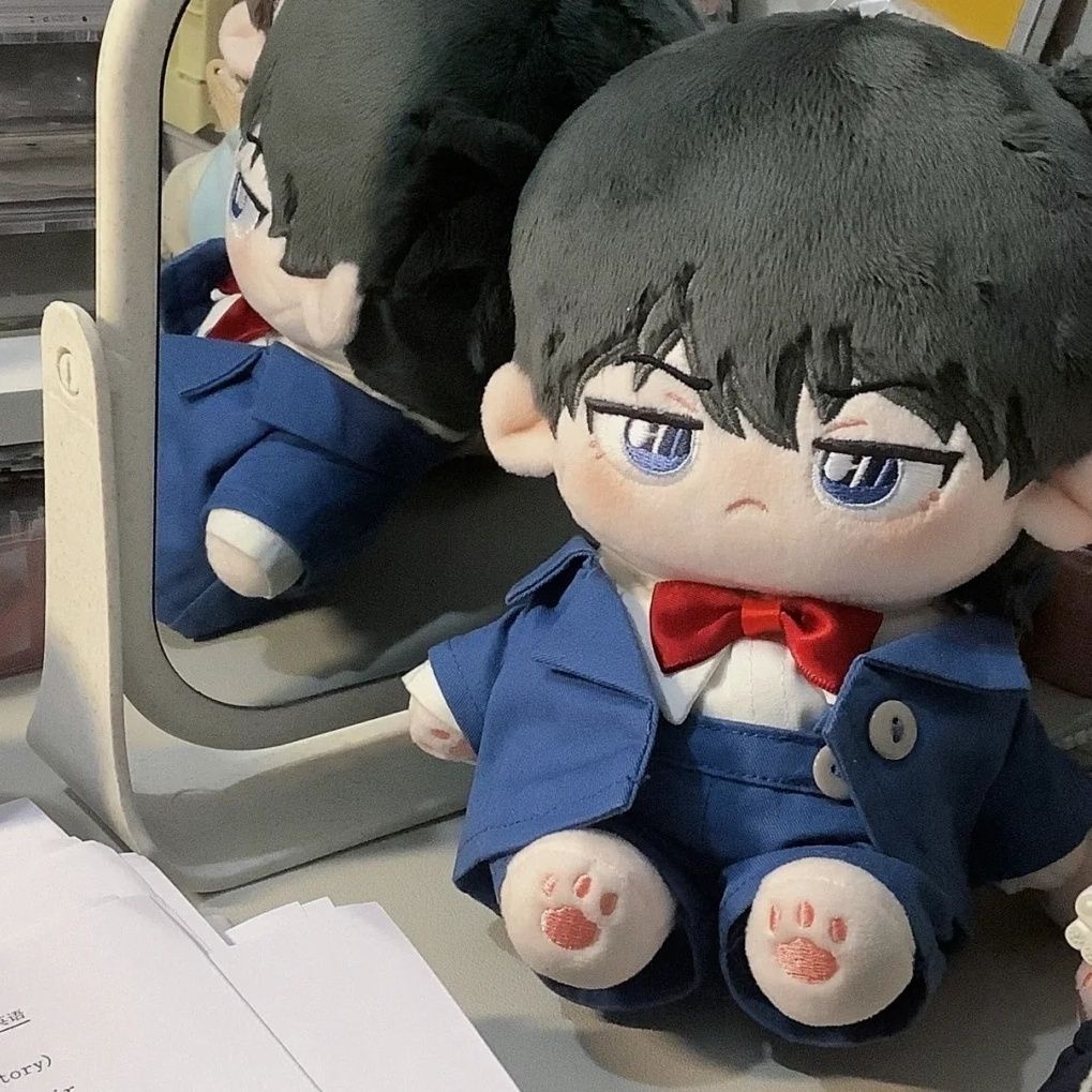 Detective Conan Plush Toy Kudou Shinichi Stuffed Doll Plushie Figure