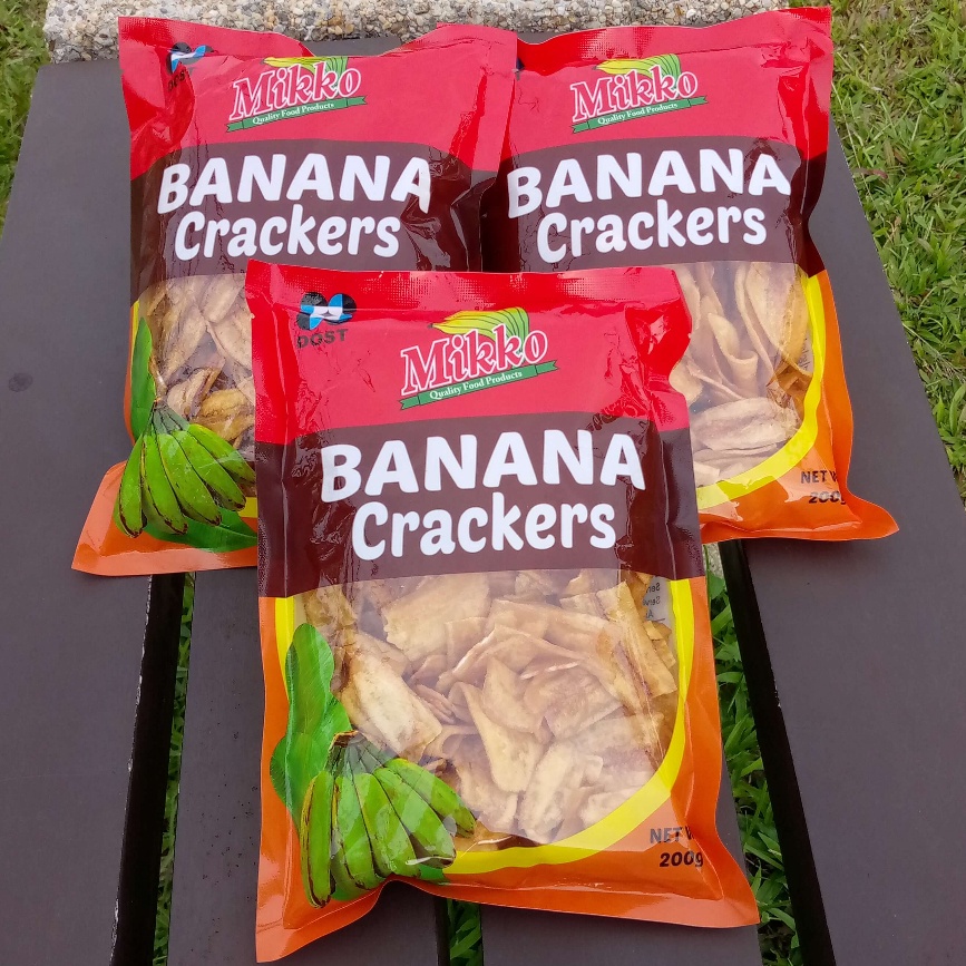 Mikko Banana Chips Crackers Cheese and Original Flavor Mindoro