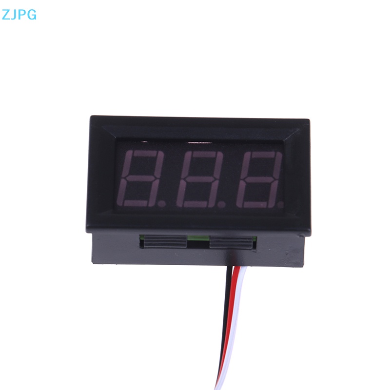 Zjpg Dc V Wire Led Digital Display Panel Volt Meter Voltage Voltmeter Car Motor New