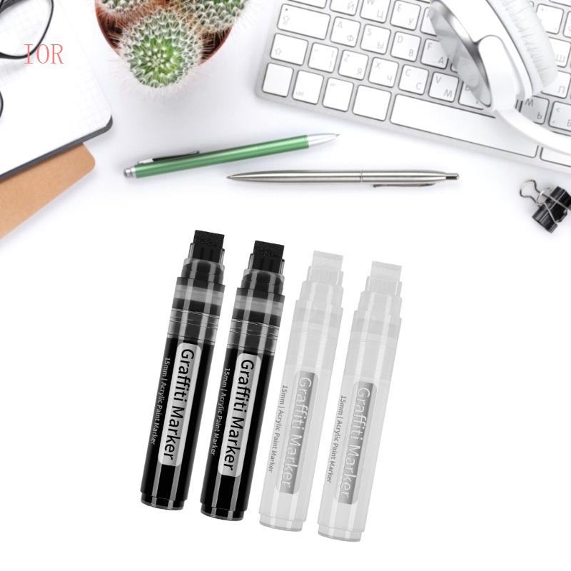 IOR 2-Pack Graffiti Marker Paint Marker Smooth-Flowing 15mm Marker ...