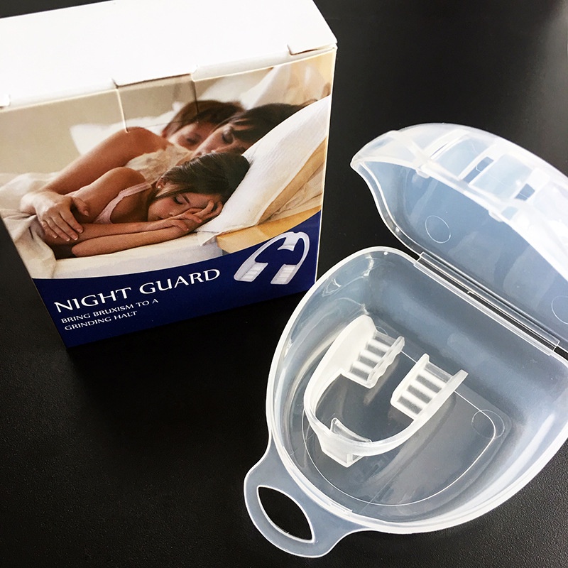 Silicone Dental Mouth Guard Bruxism Sleep Aid Night Teeth Tooth ...