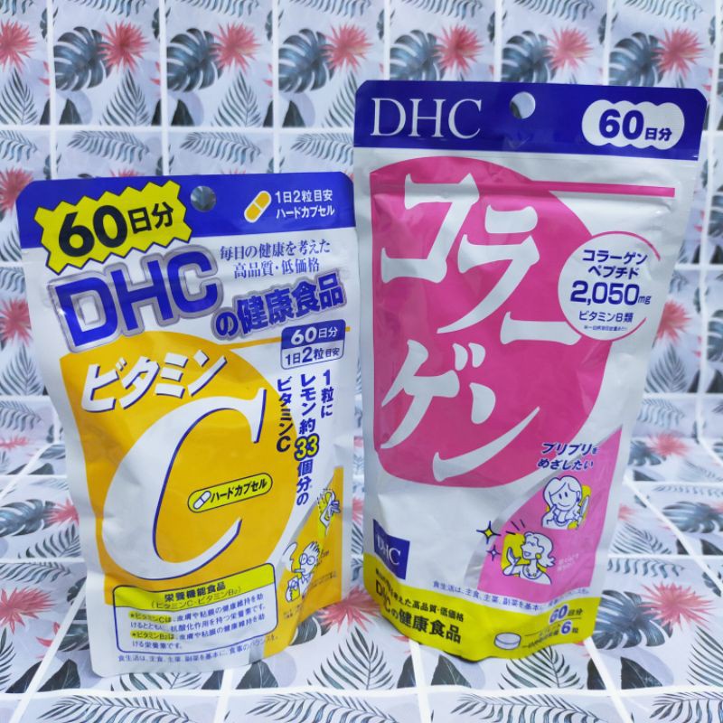 DHC Collagen Japan & DHC Vitamin C Combo By Hormones For Transgender Shopee Philippines
