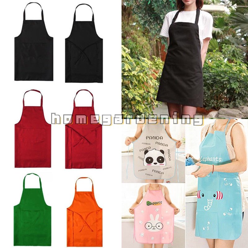 Cooking Baking Aprons Sleeveless Reusable Kitchen Restaurant Household ...