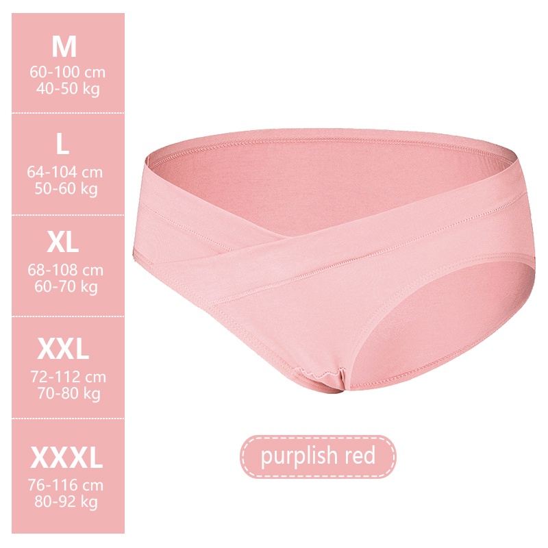 Maternity Panty UShaped Pregnant Abdominal Support Panties Cotton