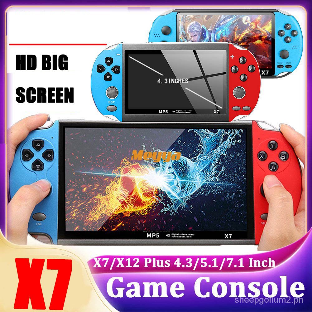 X7 Game Console PSP Games 4.3 Inch HD LCD Video Game Double Rocker