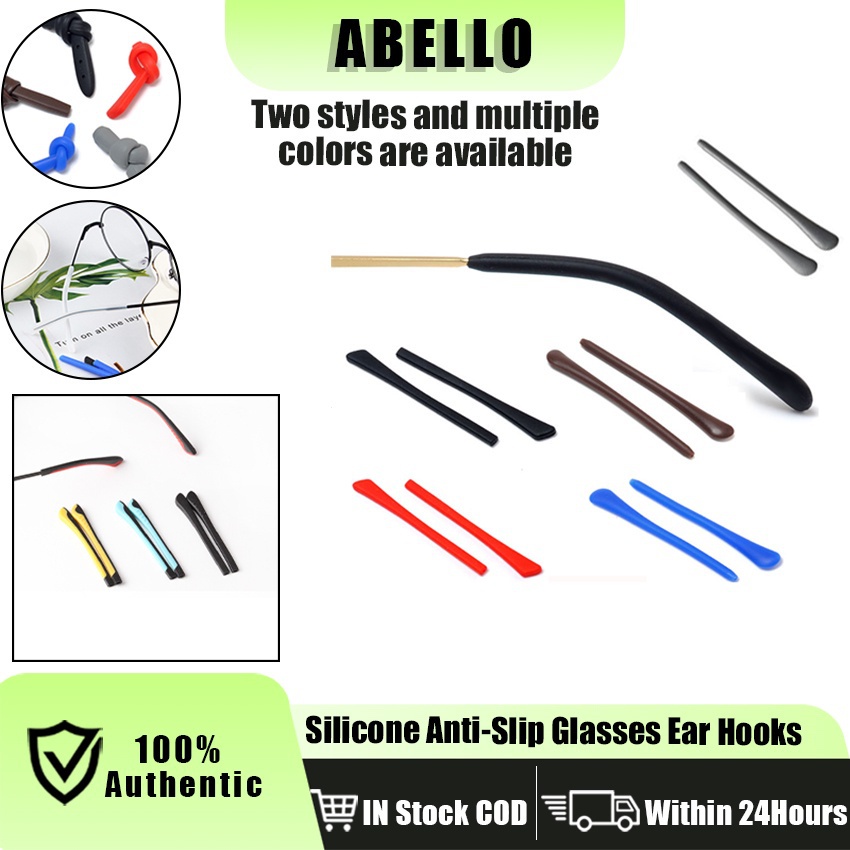 1Pair Silicone Glasses Ear Grip Temple Cover for Eyeglass frame Sports