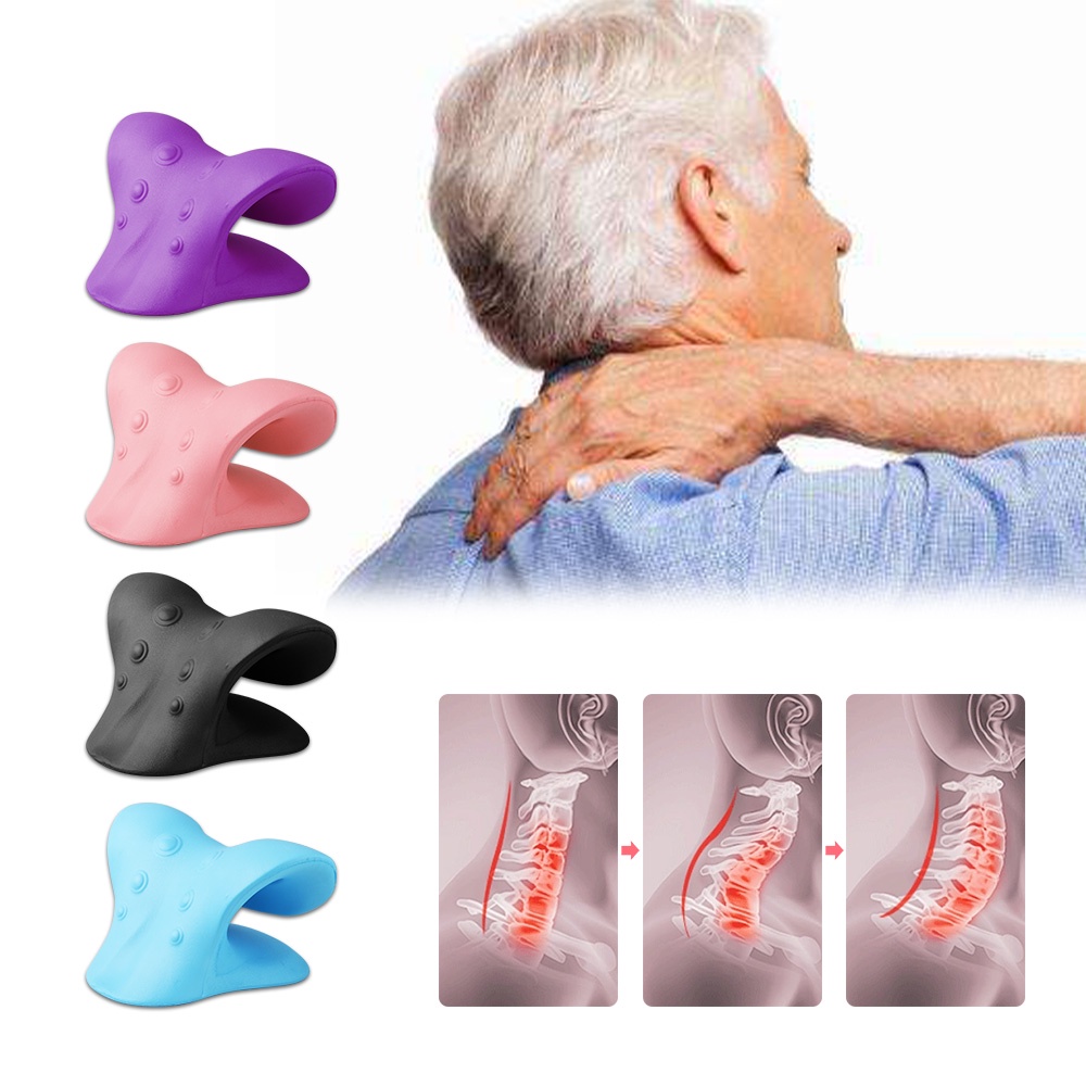 Neck Shoulder Relaxer Portable Elastic Neck Shoulder Relaxer Neck