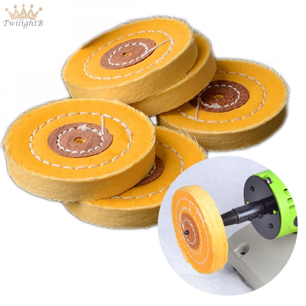 Polishing Wheel Waxing 3/4/5/6/7/8 inch Yellow Buffer Buffing Grinding ...