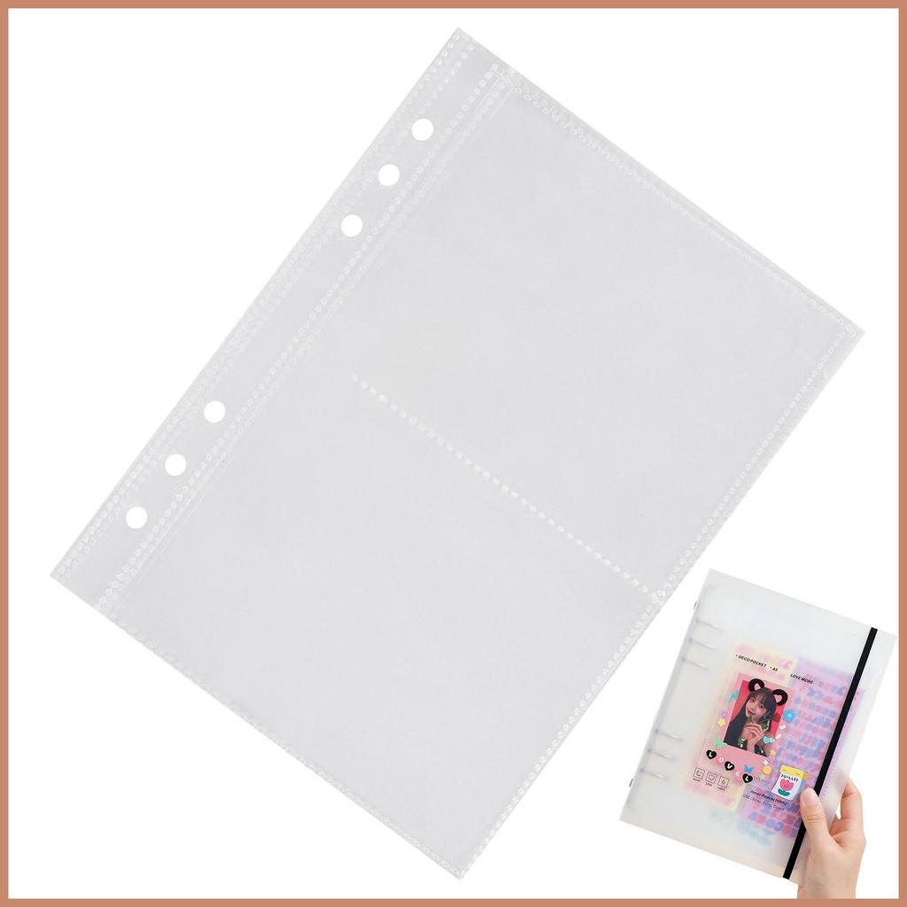 Waterproof Photocard Binder A5 Binder Sleeves Photo Album Binder