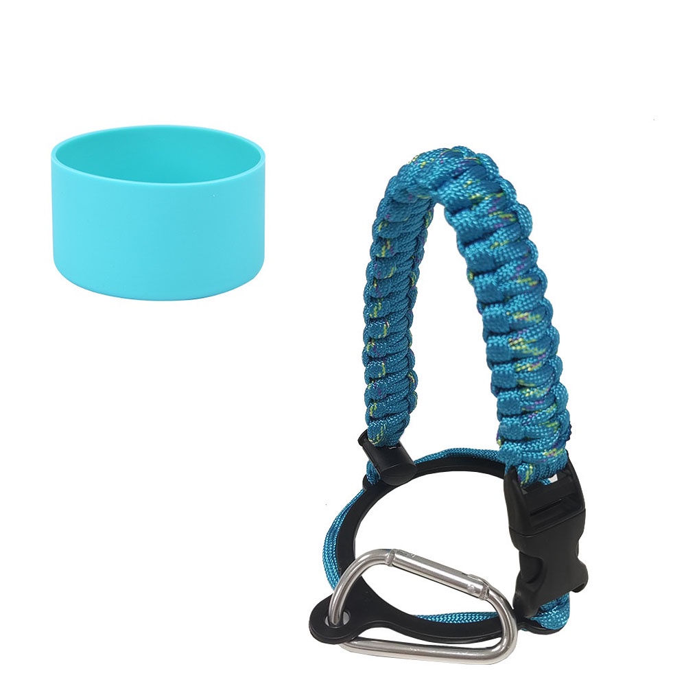 Water Bottles Paracord Handle and Silicone Boot for Hydroflask Tumbler  Protective Accessories