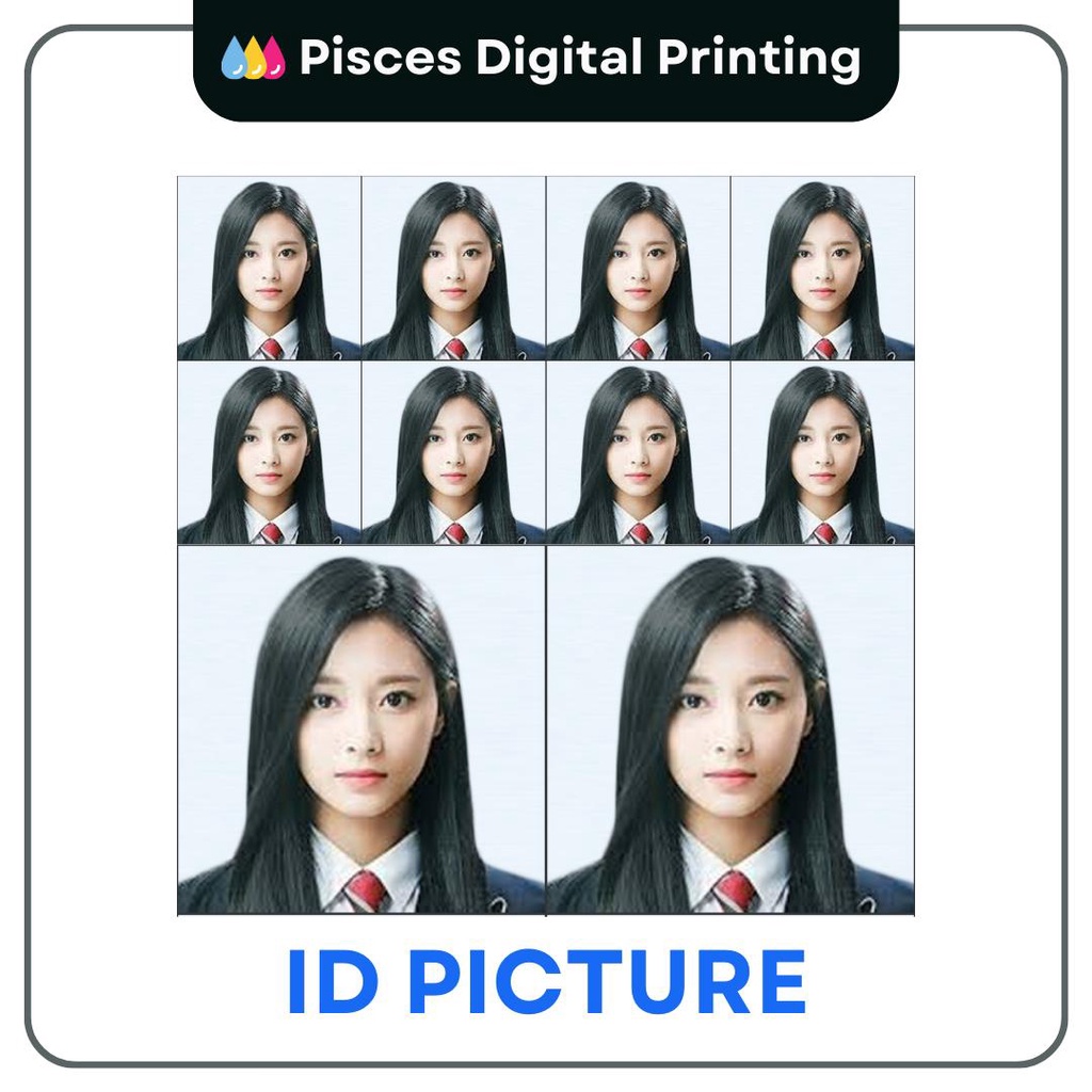 Pdp Id Picture Photo Print 1x1 2x2 Passport Size Shopee Philippines 6145