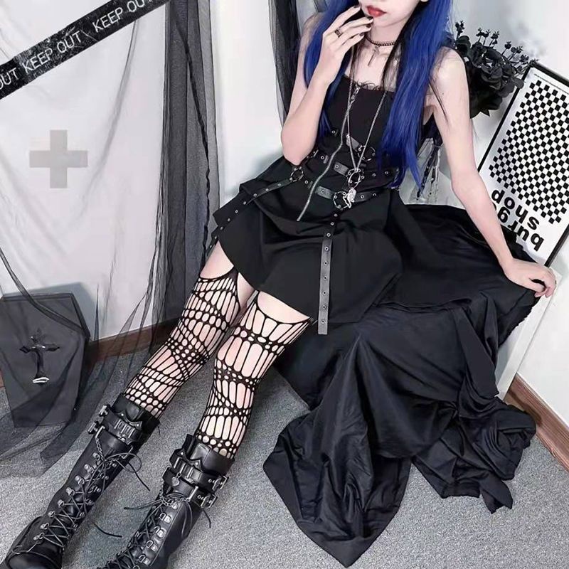 JK Tights Stockings Sexy Spider Web Fishnet Mesh Pantyhose New Anti ...