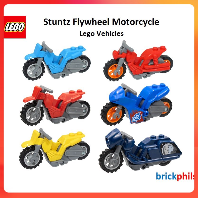 Lego Vehicles Stuntz Flywheel Motorcycle Shopee Philippines