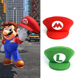 Anime Super Mario Cappello Cap Luigi Bros Cosplay Costume Da