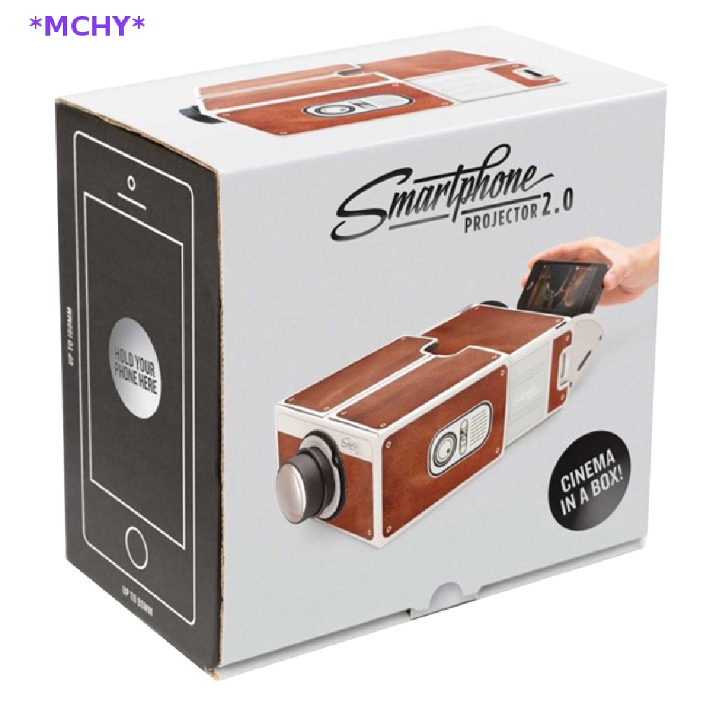 MCHY> DIY 3D Projector Cardboard Mini Smartphone Projector Light ...