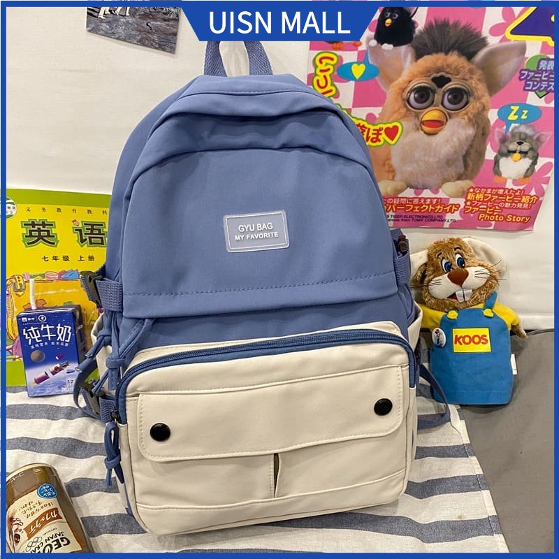 UISN 2026 Korean Schoolbag Female Student Backpack Large Capacity