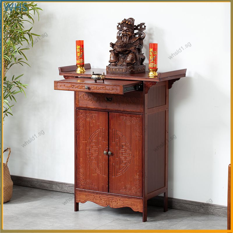 Buddha altar table offering cabinet Buddha cabinet home shrine ...