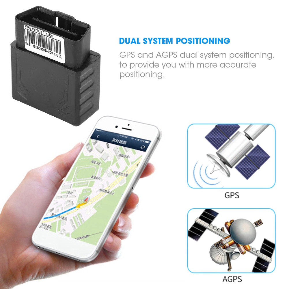 [Auto parts] ABS OBDII Free Installation Car Locator Vehicle GPS ...