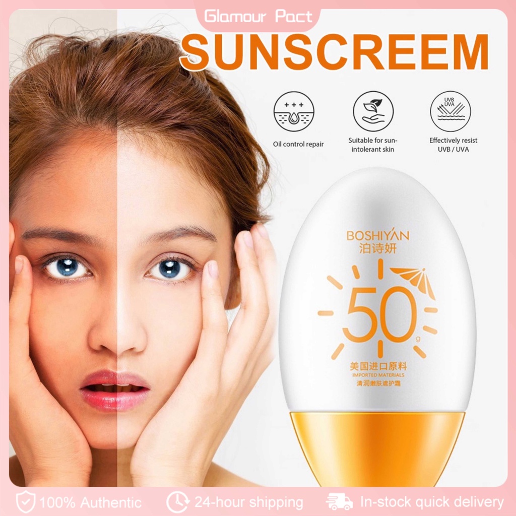 BOSHIYAN Sunscreen for Face SPF50+ UV Isolation Cream Moisturizer