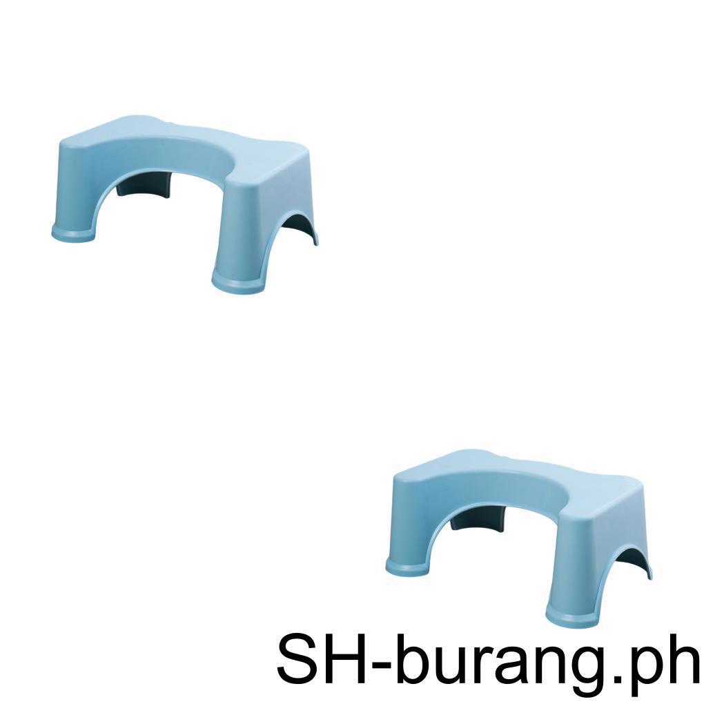 1/2 Plastic Poop Stool Stackable Nonslide Toilet Step Squat Adult