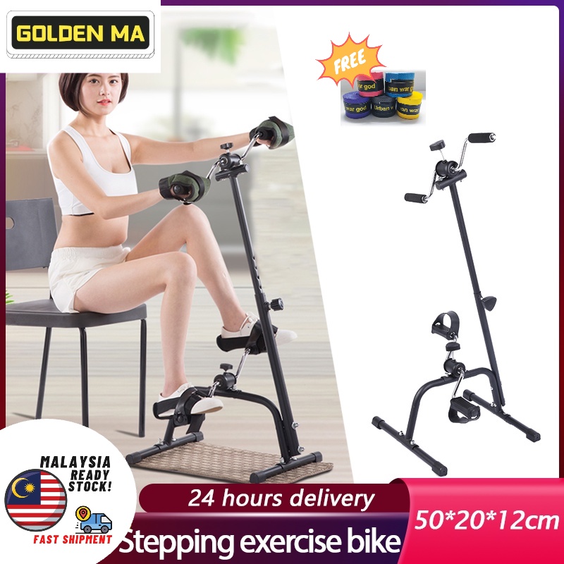 Premium Rehabilitation Bicycle Portable Collapsible Elderly Indoor Fitness Exercise Bike Arm and Leg Feet Exercise