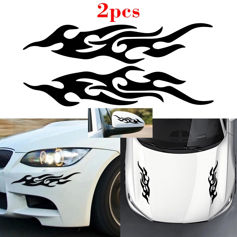 Flame Totem Reflective JDM Stickers Fashion Car Stickers Selfadhesive