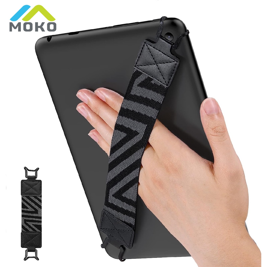 MoKo Versatile Security Hand-Strap for 11 Inch tablet iPad/iPad  Pro/iPad Air/Kindle Fire HD/Samsung/Lenovo, High-elasticity, Lightweight  Finger