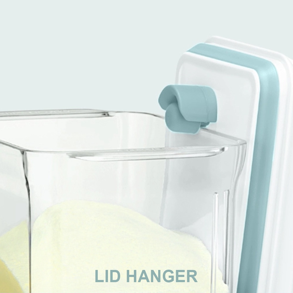 Ankou Airtight 1 Touch Button Container With Scoop And Holder 2300ml ...
