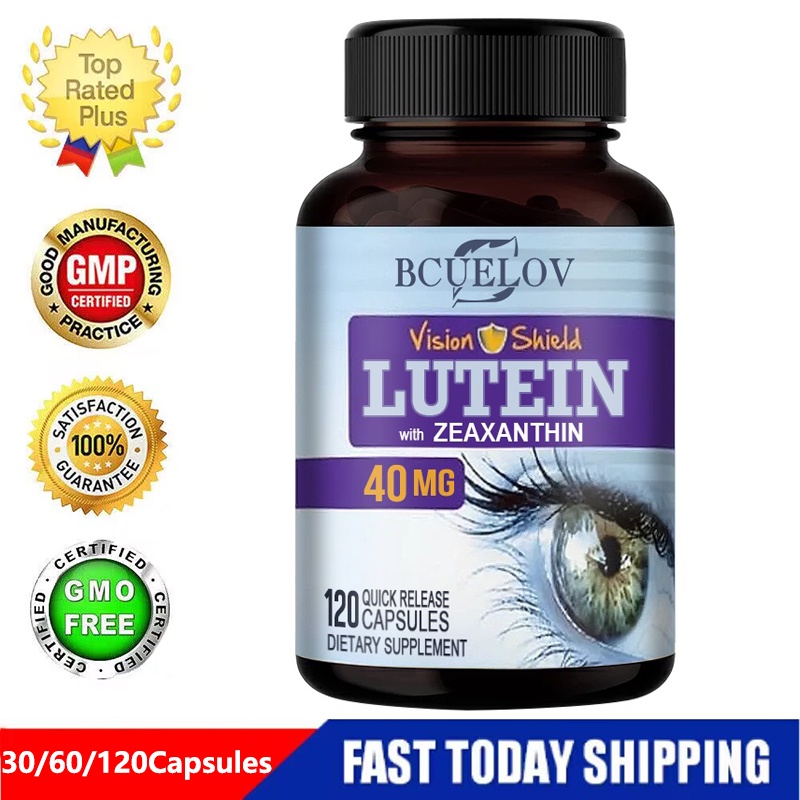 Eye Vitamins with Lutein,Zeaxanthin Bilberry Extract Help Support