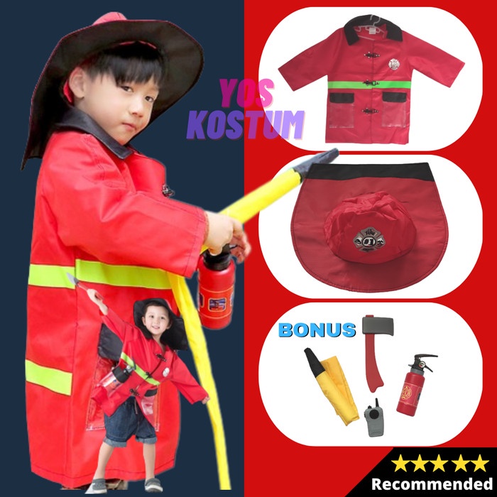 Imported Children's Firefighter Costume, Professional Clothes ...