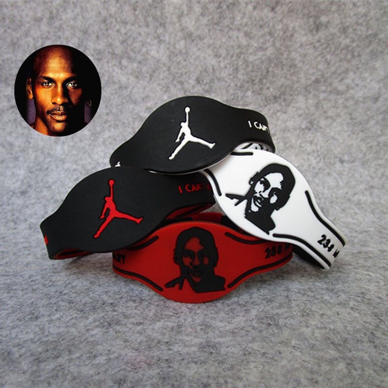 Personality Basketball NBA Star Jordan Watch Strap Bracelet Silicone