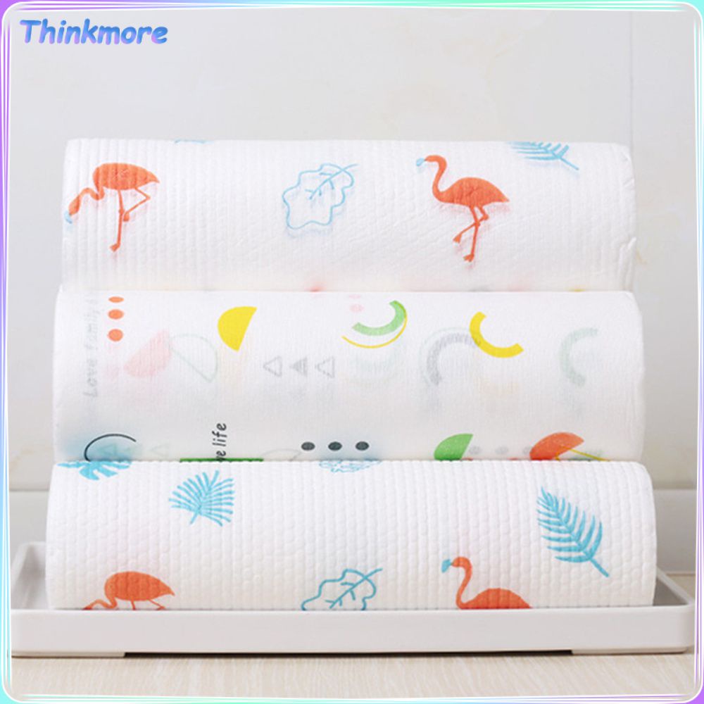 Kitchen Paper Towels Tissue Paper Rolls Disposable Dish Clean Lazy Rag ...