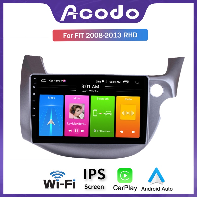 For Honda FIT 2008-2013 RHD Android Car Stereo Support Carplay Android ...