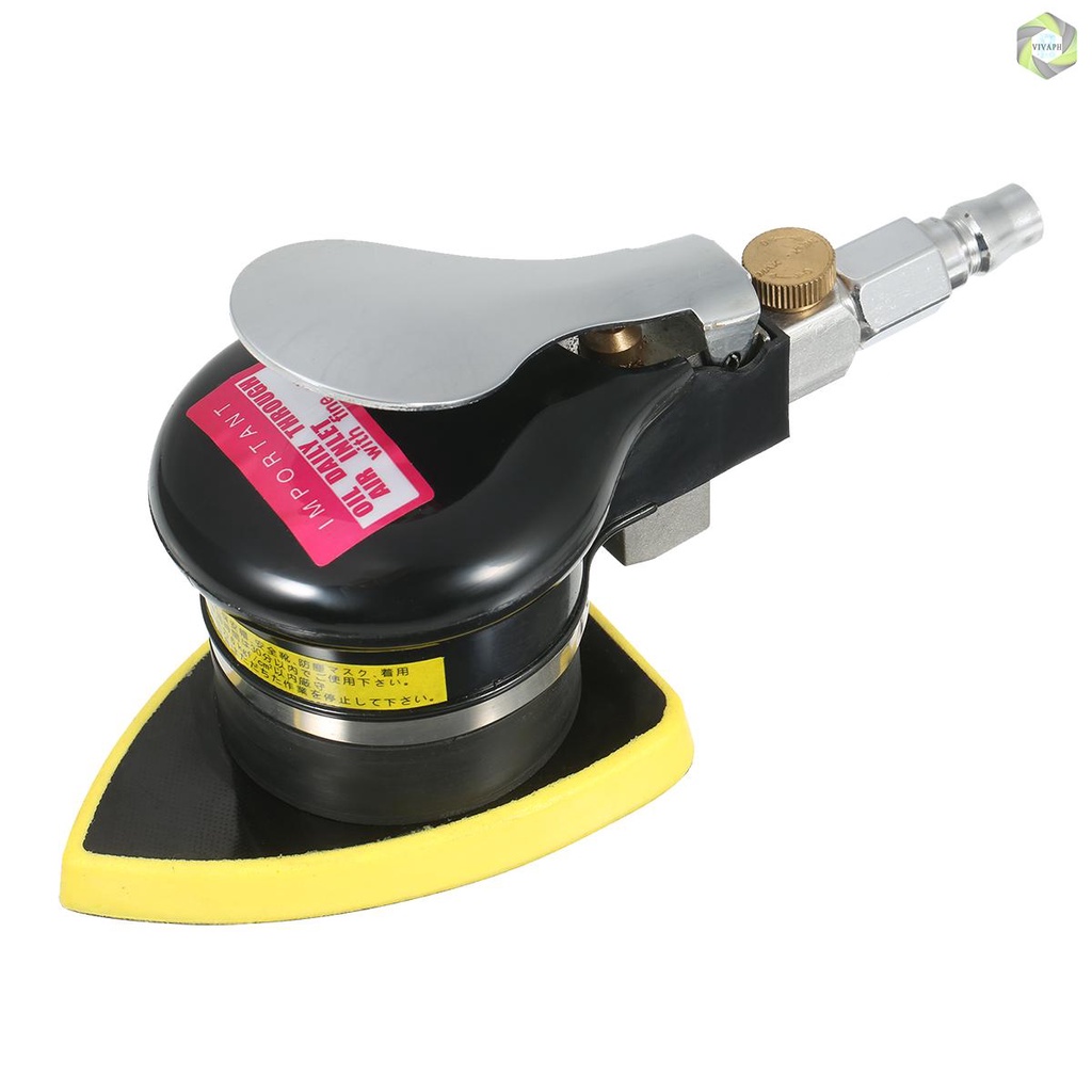 Pneumatic Random Orbit Sander Air Sander Polisher Small Triangular Palm Sander Mouse Detail
