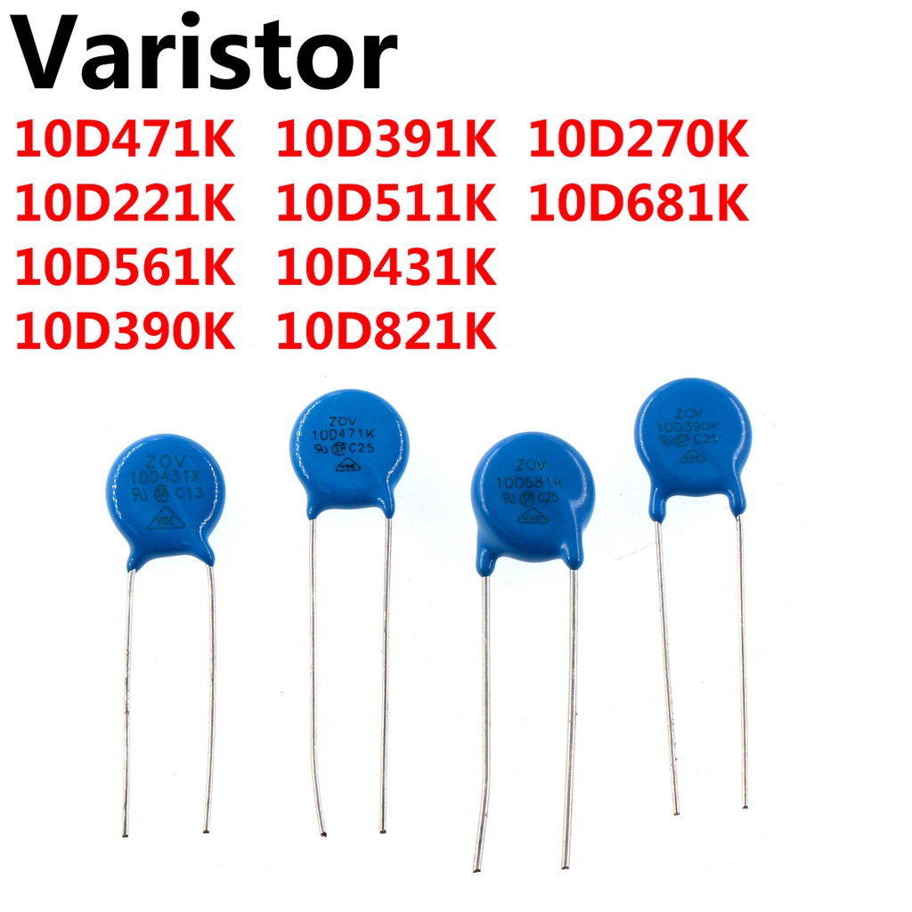 Lot De 10 Câbles Radiaux Varistor VDR-20D471K VDR-20D471K