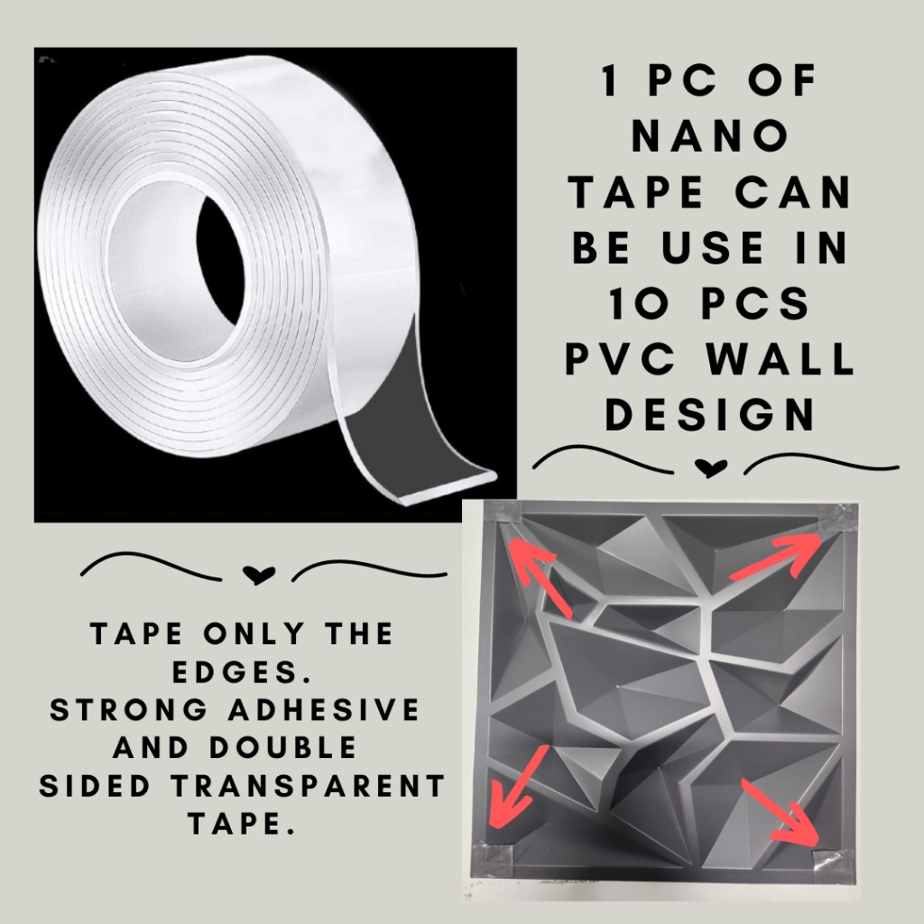 3D Wall Panel Sticker PVC Panel Diamond Design Wallpaper Design Home