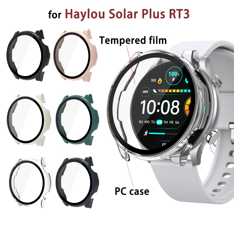 HD screen protector Hard PC protection case for Haylou Solar Plus RT3 ...