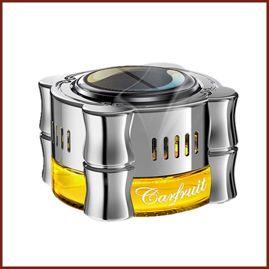 Car Air Freshener Solar 60ml Rotating Solar Diffuser 360 Degree