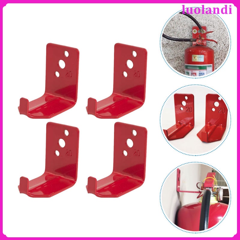 Metal S Hooks Fire Extinguisher Wall Mount Holder Shopee Philippines