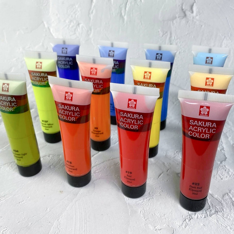 Sakura Acrylic Color 75ml (Part 1) | Shopee Philippines