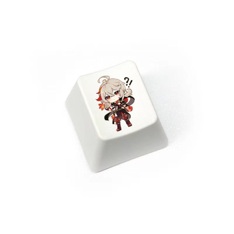 4pcs Genshin Impact Random Keycaps Set Cherry Profile R4 Height Hutao ...