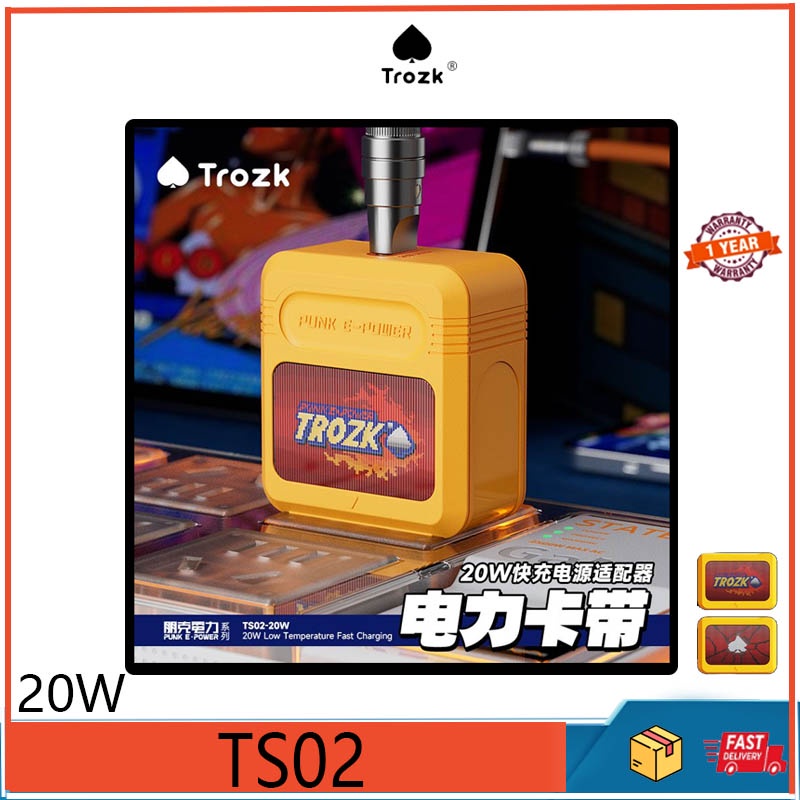 Trozk TS02 20w Charging Head Power Cassette 20w Fast Charging Head ...