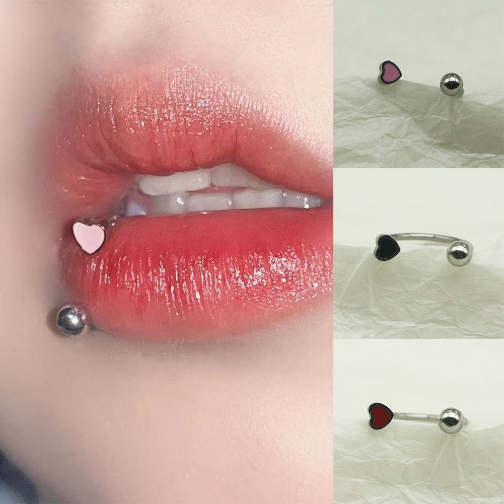 Labret horseshoe lip ring deals